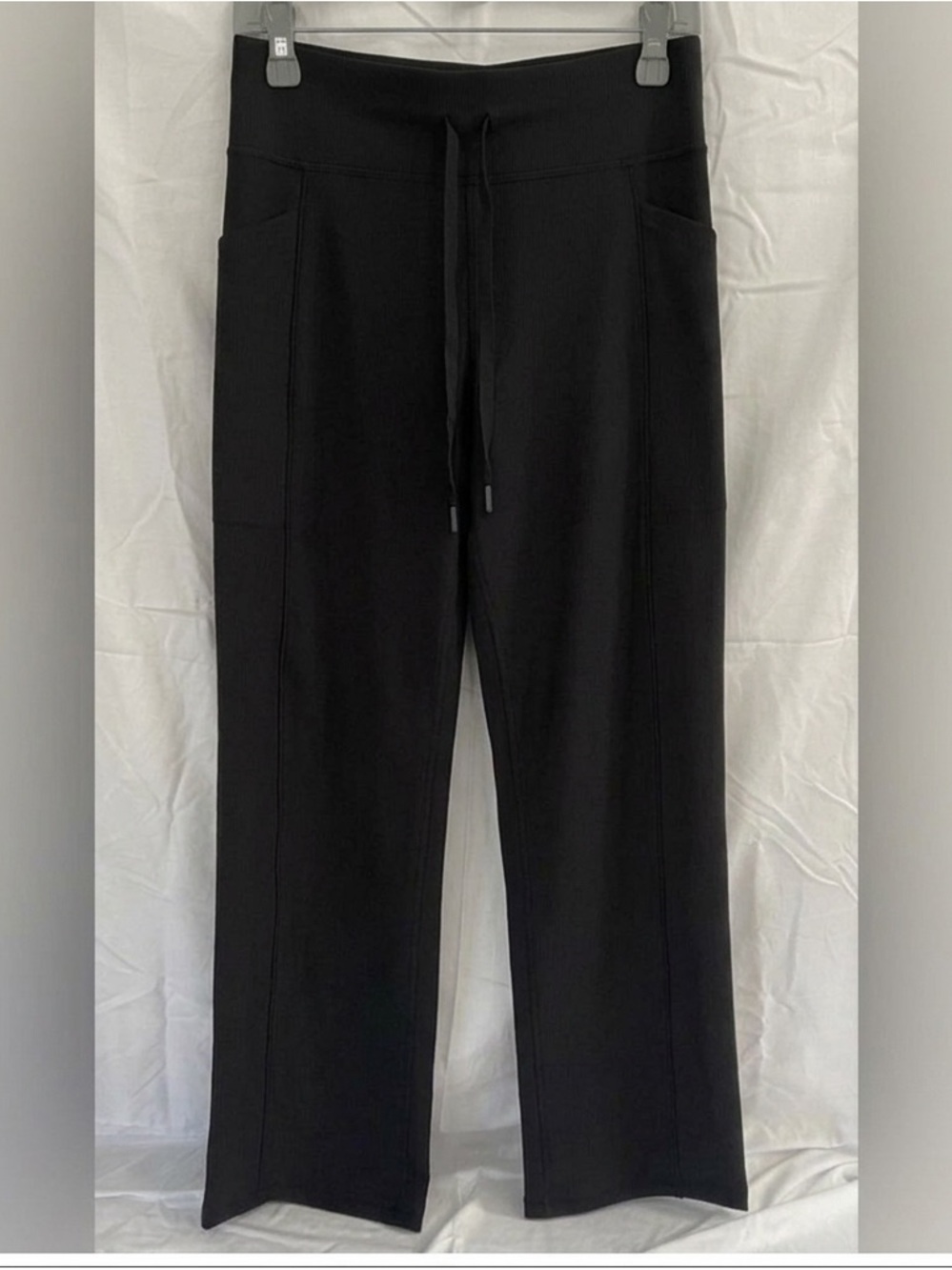 32 Degrees Cool Women's Black Semi Flare Pants #192